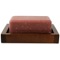 Rectangular Soap Dish in Brown or White